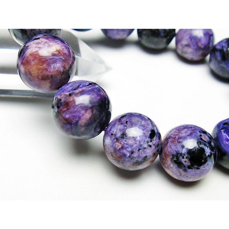 パワーストーン 天然石 チャロアイトブレスレット 16mm t24-9178 