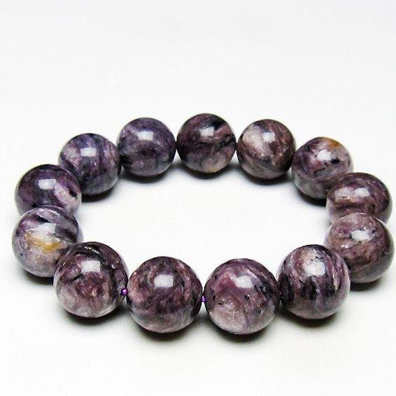 パワーストーン 天然石 チャロアイトブレスレット 18mm t24-9245