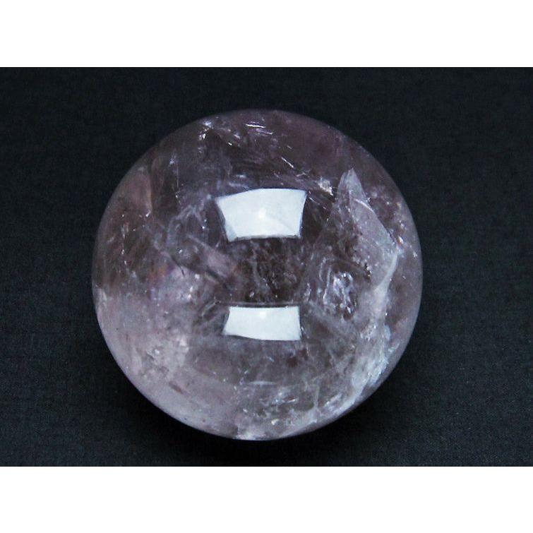 パワーストーン 天然石 虹入りアメジスト丸玉65mm t259-11712 : H.S.K