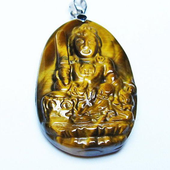 パワーストーン 天然石 タイガーアイ ※黄虎目石 ペンダント t277-1120