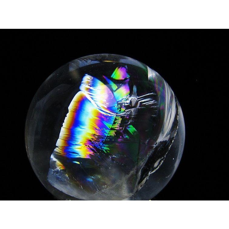 ヒマラヤ水晶 丸玉 虹入り 天然石 パワーストーン☆パワー浄化 A936 パワーストーン 天然石 虹入りヒマラヤ水晶丸玉 25mm t317-4151