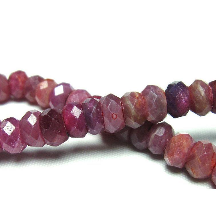 パワーストーン 天然石 ルビーブレスレット7mm t336-8830 : H.S.K