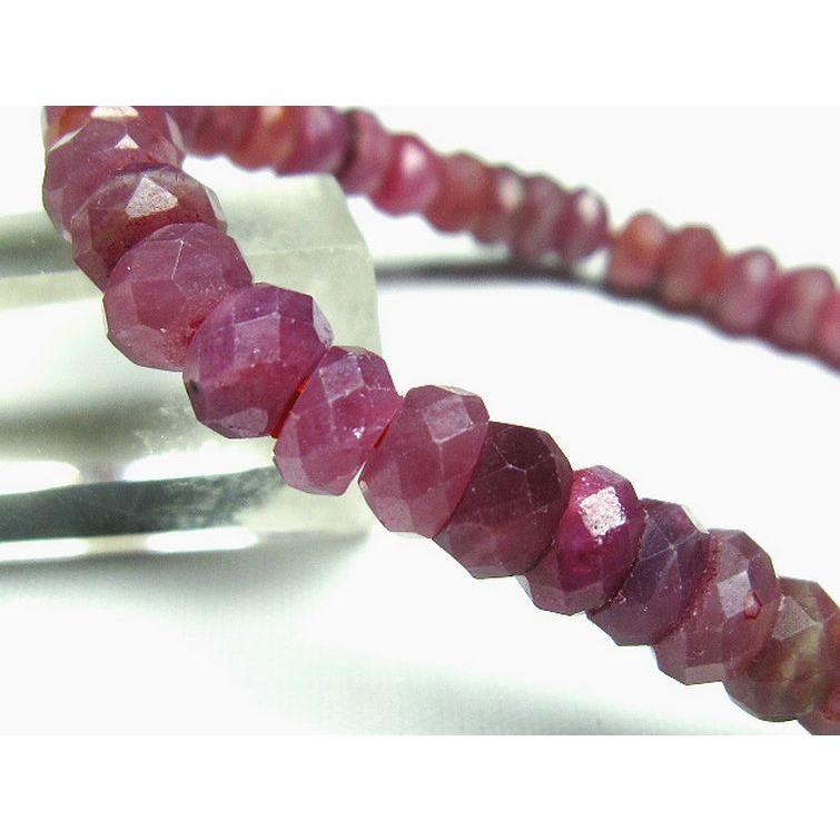 パワーストーン 天然石 ルビーブレスレット7mm t336-8830 : H.S.K