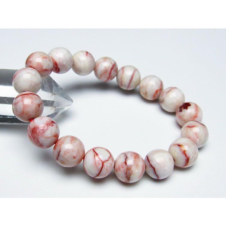 パワーストーン 天然石 シナバークォーツ 賢者の石 ブレスレット11mm