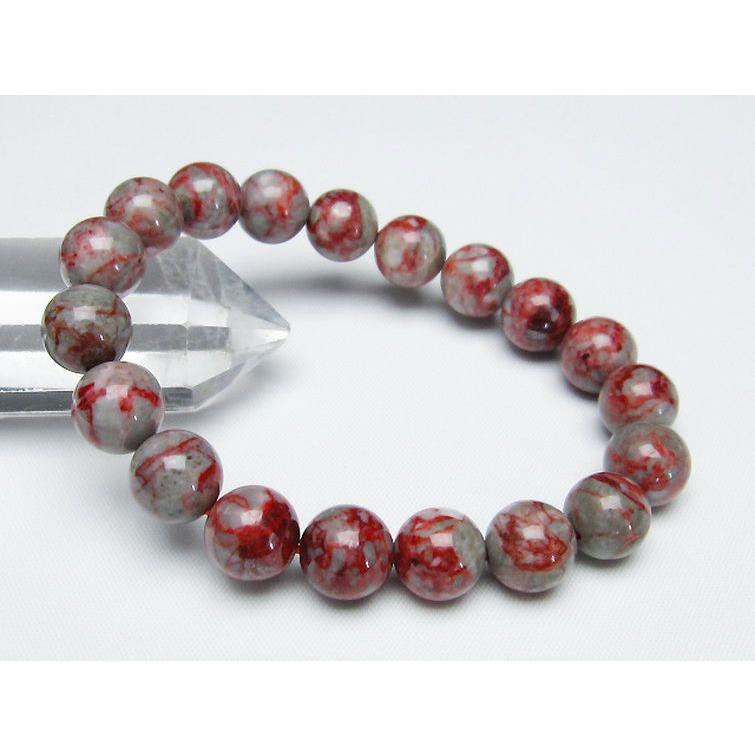 パワーストーン 天然石 シナバークォーツ 賢者の石 ブレスレット11mm