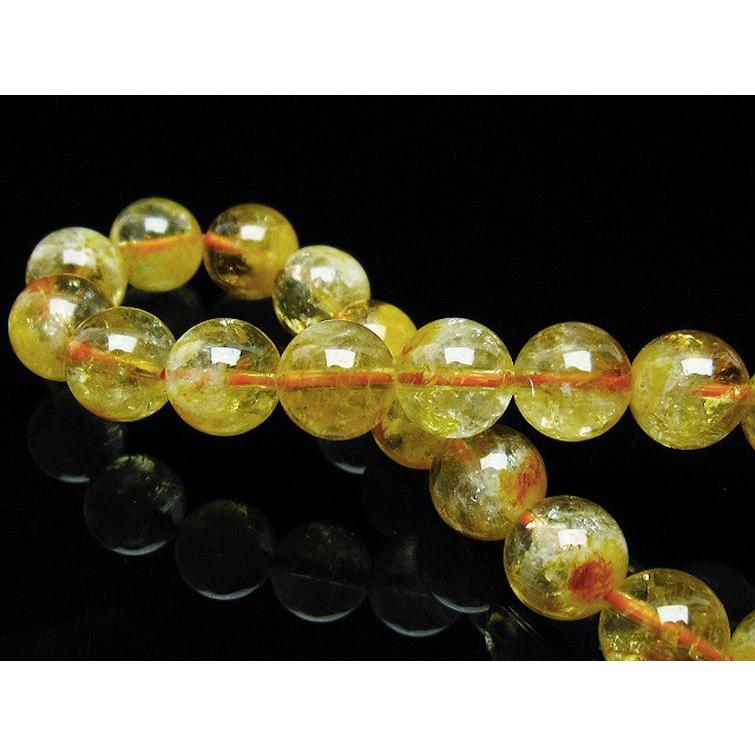 パワーストーン 天然石 虹入りシトリンブレスレット10mm t366-11600|hsk-stone|03