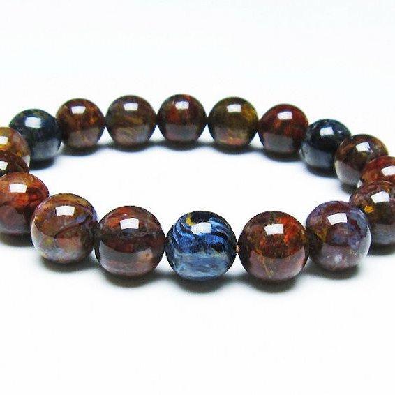 パワーストーン 天然石 ピーターサイト ブレスレット 11mm t37-6461