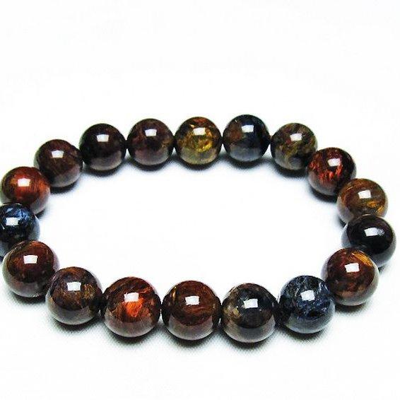 パワーストーン 天然石 ピーターサイト ブレスレット 12mm t37-6885