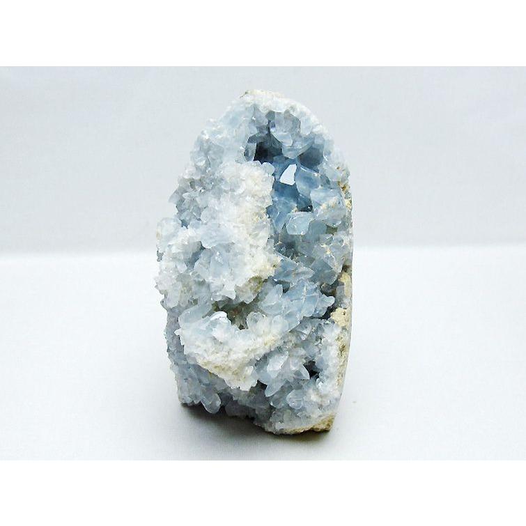 1.4Kgパワーストーン 天然石 セレスタイト天青石原石 t385-14594