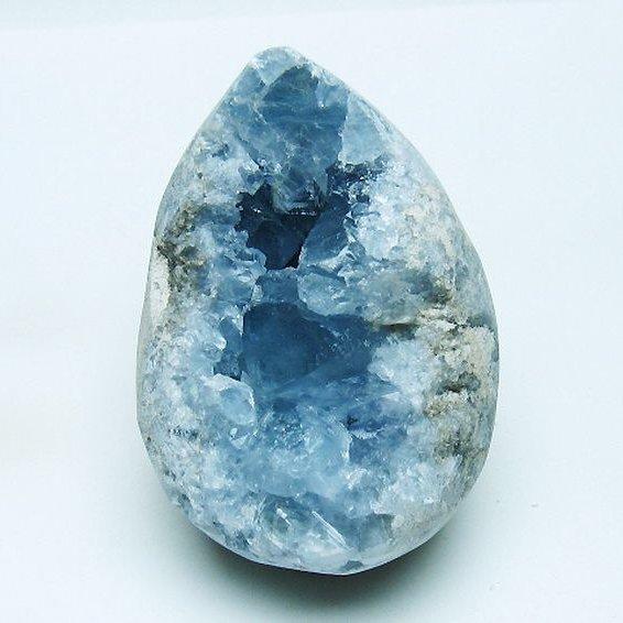 パワーストーン 天然石 セレスタイト天青石原石 t385-14811 : H.S.K