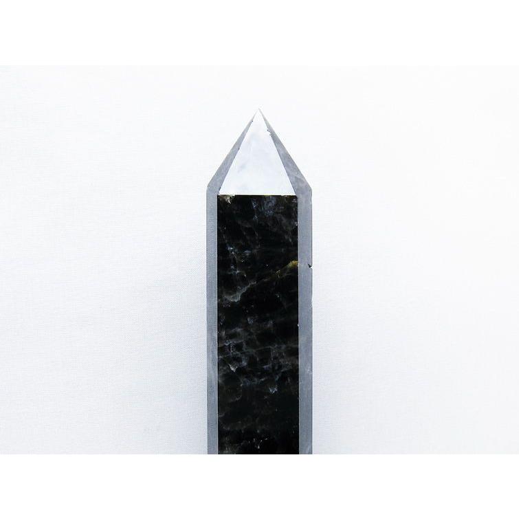 1Kgパワーストーン 天然石 モリオン 純天然 黒水晶 六角柱 t43-8794 