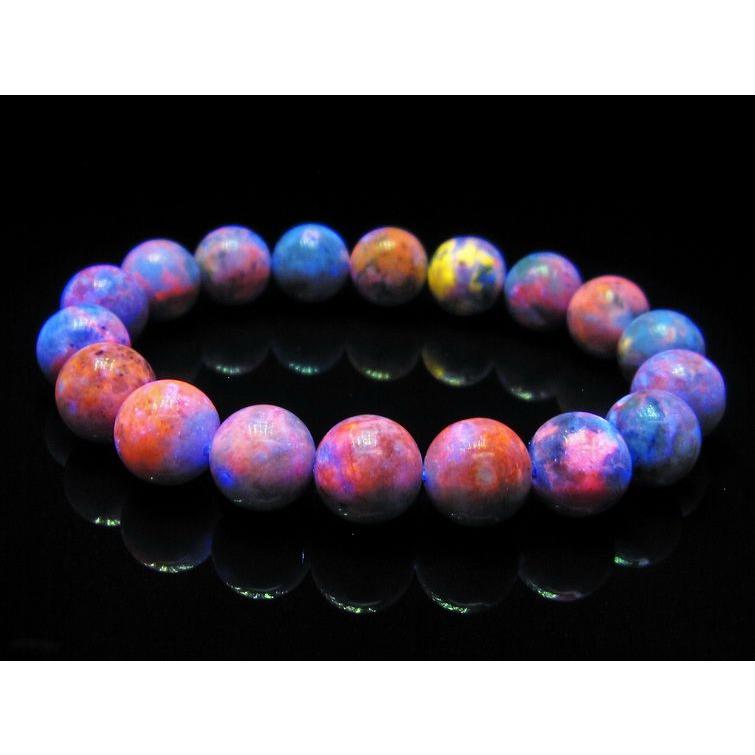 パワーストーン 天然石 ハックマナイト ブレスレット 11mm t52-3768