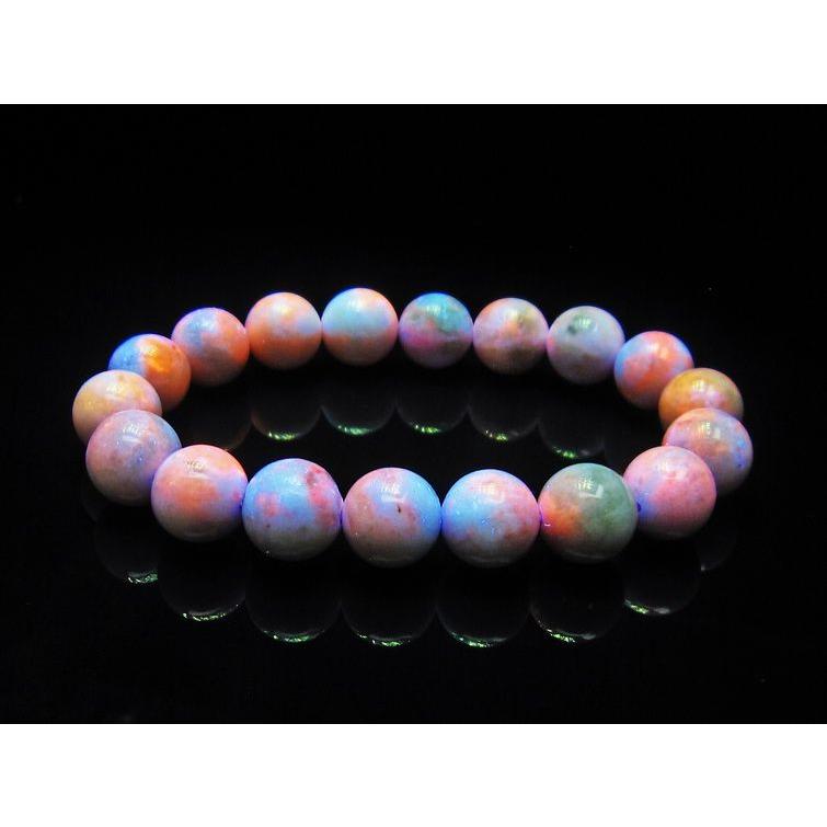 パワーストーンブレスレット（ハックマナイト） 楽天市場】ハックマナイト ブレスレット 7.6mm 17cm レディース