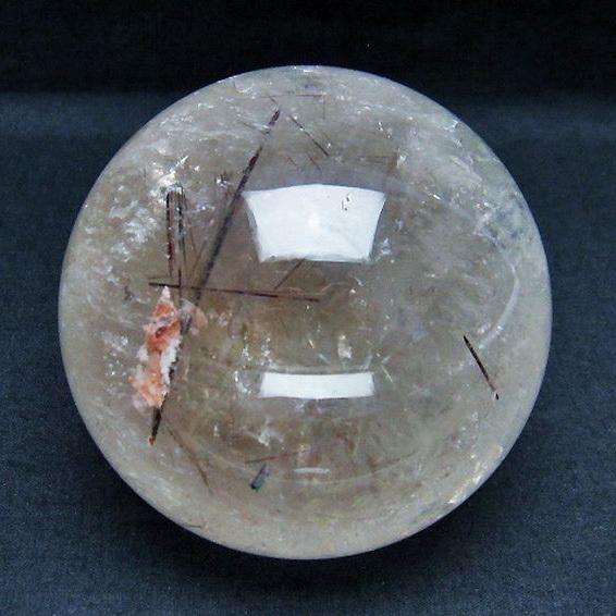 パワーストーン 天然石 ルチルクォーツ（金針ルチル水晶）丸玉83mm