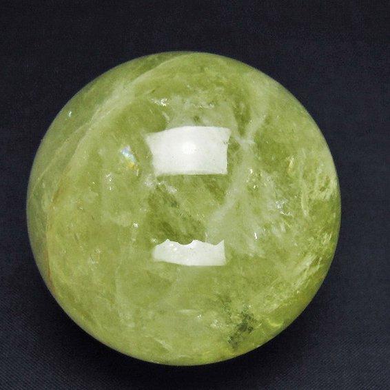 パワーストーン 天然石 シトリン水晶丸玉 60mm t529-6040 : H.S.K