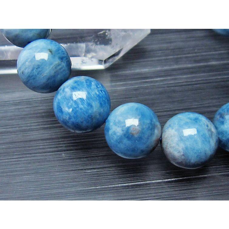 パワーストーン 天然石 アクアマリンブレスレット14mm t537-13466