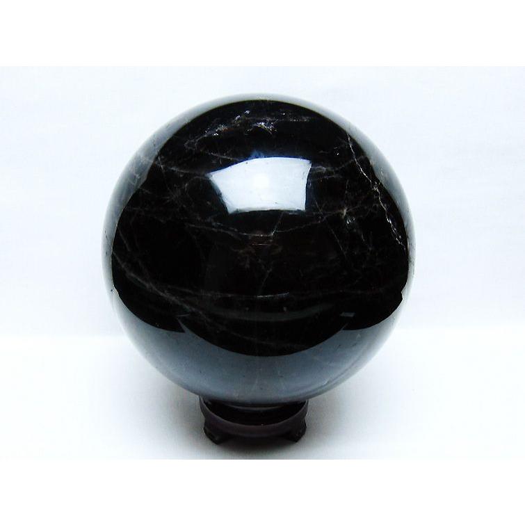 7Kgパワーストーン 天然石 モリオン 純天然 黒水晶 丸玉 175mm t572-11719_3