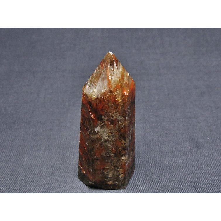 パワーストーン 天然石 ガーデンクォーツ（庭園水晶）ルチル入り六角柱