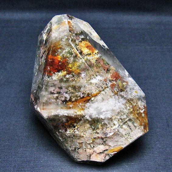 パワーストーン 天然石 ガーデンクォーツ（庭園水晶）原石 t577-4858