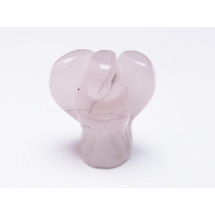 パワーストーン 天然石 ローズクォーツ天使置物 t585-2032 : H.S.K