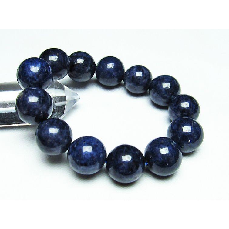 パワーストーン 天然石 サファイアブレスレット18mm t589-6106 : H.S.K