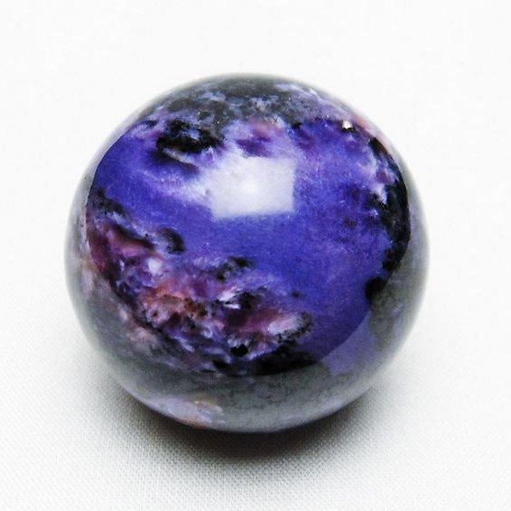 パワーストーン 天然石 チャロアイト 丸玉 42mm t637-4567 : H.S.K