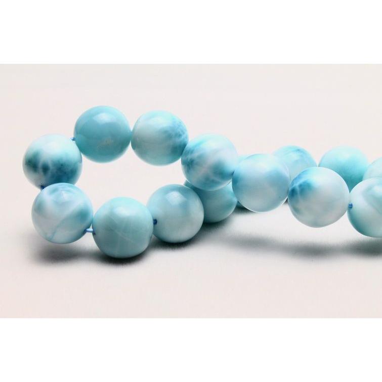13mm-54.1g 天然無処理 ラリマー ブレスレット - メルカリ - アクセサリー