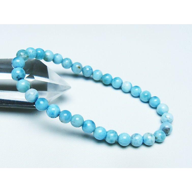 パワーストーン 天然石 ラリマーブレスレット 6mm t7-21859 : H.S.K