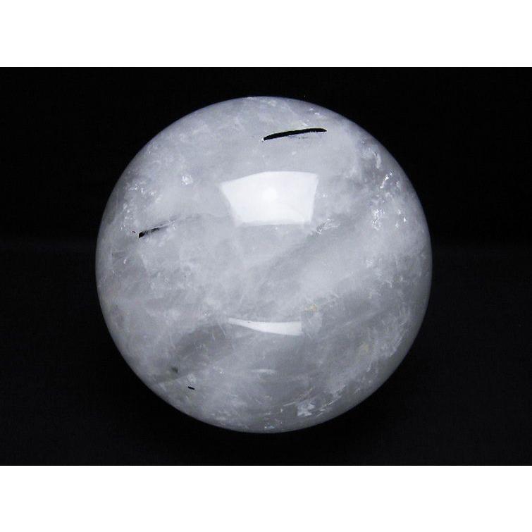 2.9Kgパワーストーン 天然石 ヒマラヤ水晶トルマリンルチル丸玉130mm t718-2878_1