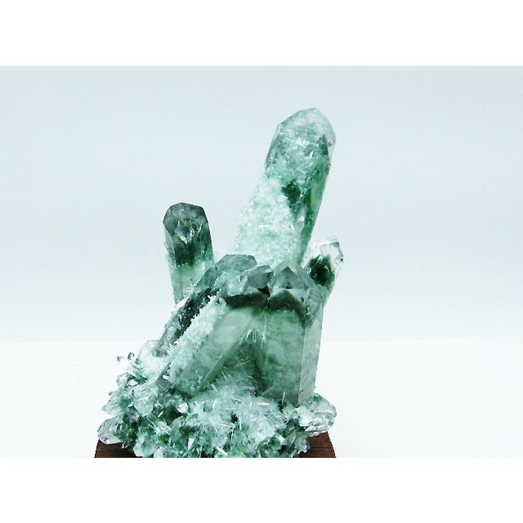 パワーストーン 天然石 緑水晶 グリーンクォーツ クラスター t802-5365