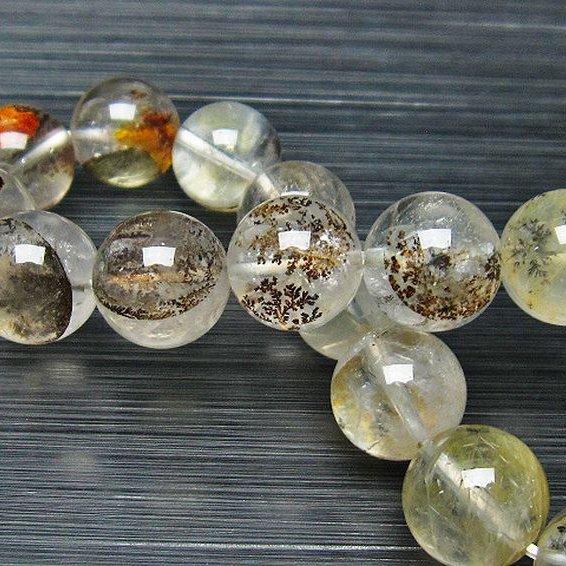 パワーストーン 天然石 デンドリッククォーツブレスレット 12mm t84 