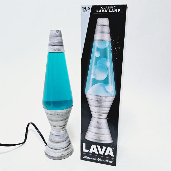 送料無料 ラバランプ LAVALAMP ラバライト 室内照明 インテリア モダン アメリカン雑貨 Mサイズ WHITE&TEAL US
