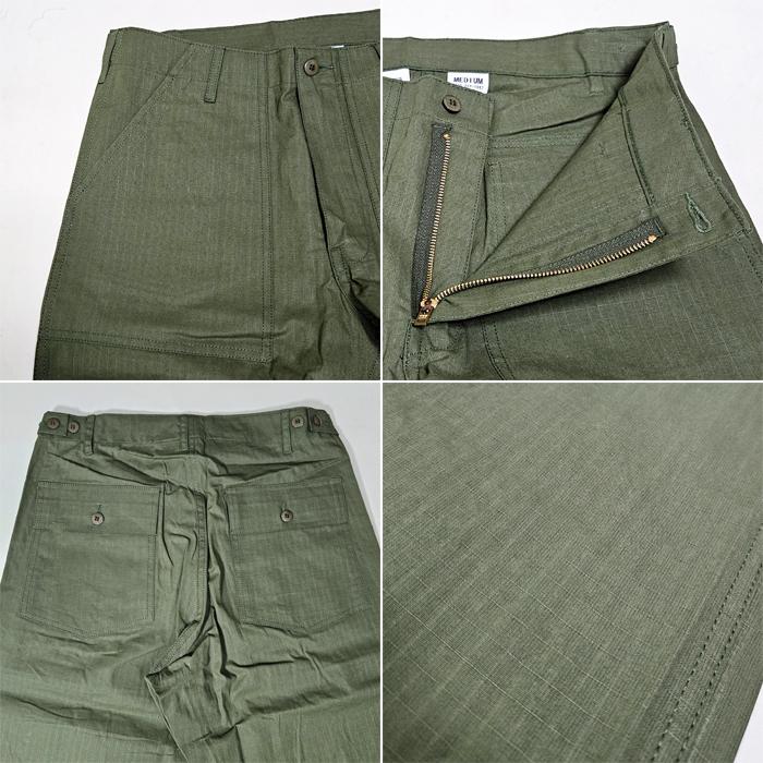 HOUSTON ヒューストン リップストップファティーグパンツ ベイカーパンツ  1881 RIPSTOP FATIGUE PANTSの画像