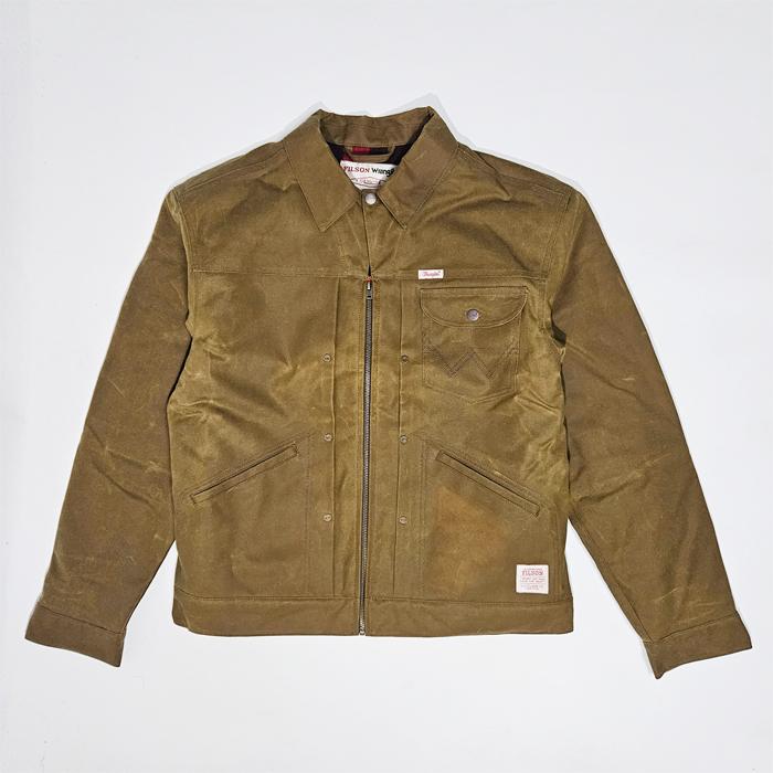 FILSON × Wrangler アドベンチャージャケット メンズ ワックスコットン 11MJZ フィルソン ラングラー 限定 コラボ ティンクロスの画像
