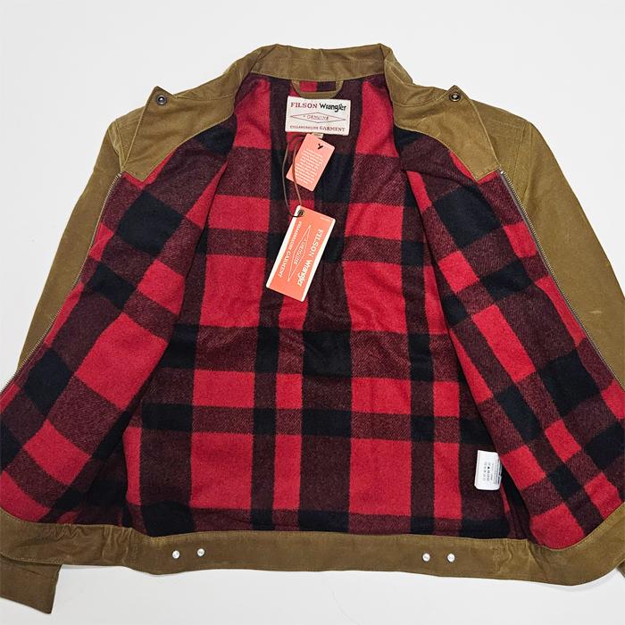FILSON × Wrangler アドベンチャージャケット メンズ ワックスコットン 11MJZ フィルソン ラングラー 限定 コラボ ティンクロスの画像