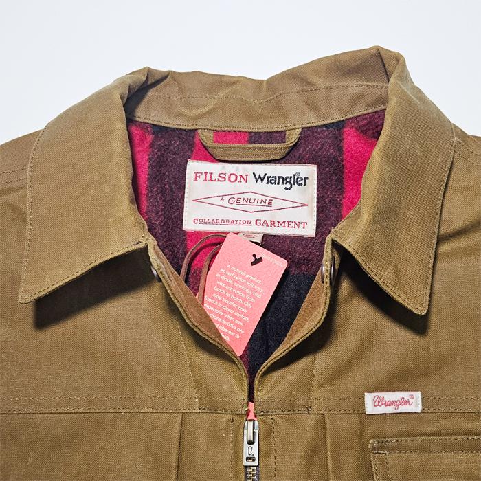 FILSON × Wrangler アドベンチャージャケット メンズ ワックスコットン 11MJZ フィルソン ラングラー 限定 コラボ ティンクロスの画像
