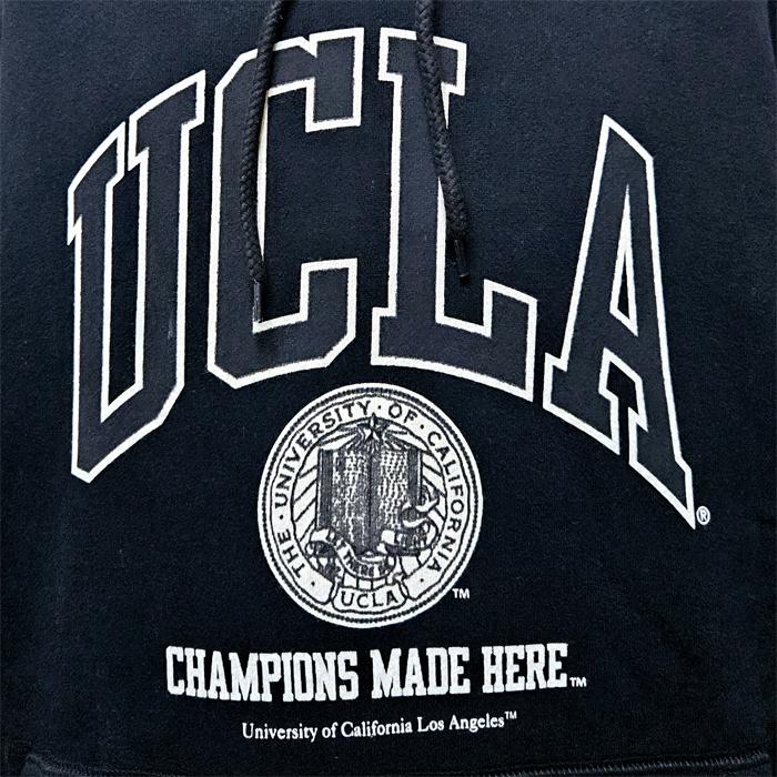 UCLA カレッジパーカー NUTMEG ナツメグ ダブルネーム コラボ ロゴ