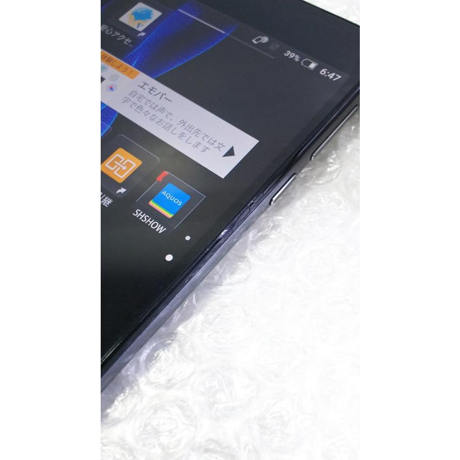 UQ版 AQUOS L2 SH-L02 SHU31SKU Black 本体 白ロム SIMロック解除済み  