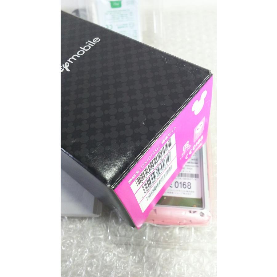 Softbank シャープ Disney Mobile DM013SH Minnie Pink ミニーピンク 本体 白ロム ほぼ新品 656376｜hsmtoys-p｜04