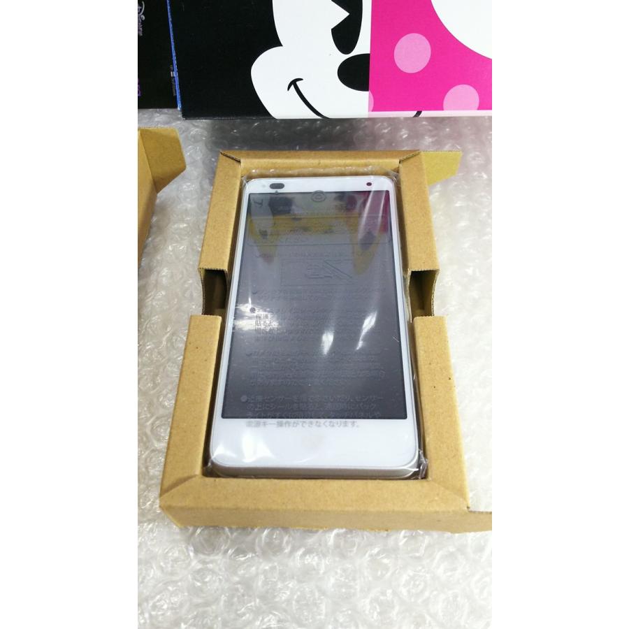 Softbank 京セラ Disney mobile DM015K クラシックホワイト 本体 白ロム ほぼ新品 027870｜hsmtoys-p｜02