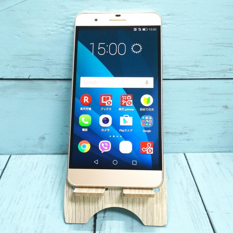 Huawei honor6 plus ゴールド Gold 本体 白ロム SIMロック解除済み SIMフリー 890029｜hsmtoys-p