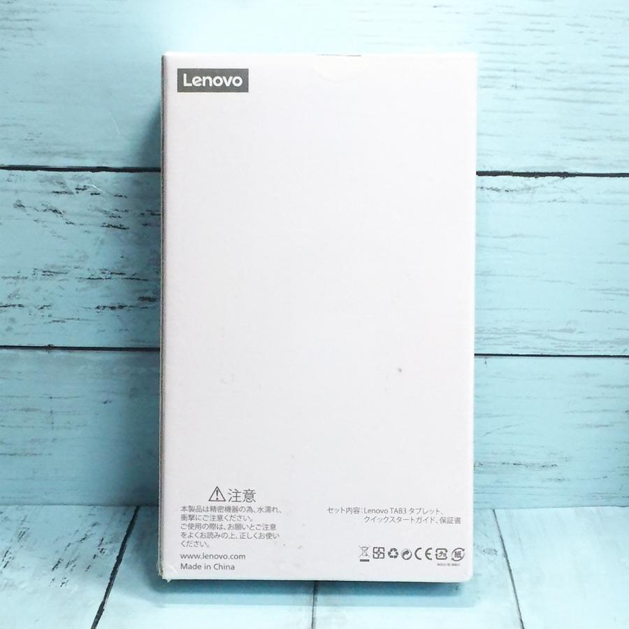 Lenovo SoftBank Lenovo TAB3 601LV タブレット ブラック 本体 白ロム ほぼ新品 757290｜hsmtoys-p｜02