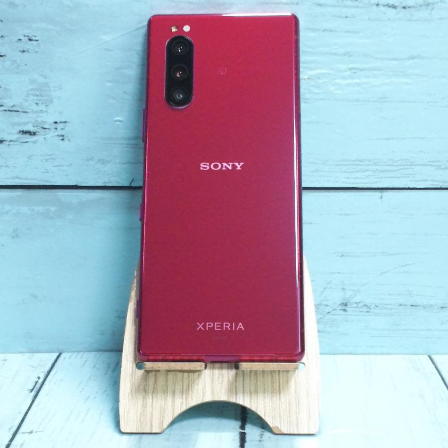 au Xperia5 SOV41 レッド 本体 白ロム SIMロック解除済み SIMフリー 397921｜hsmtoys-p｜02