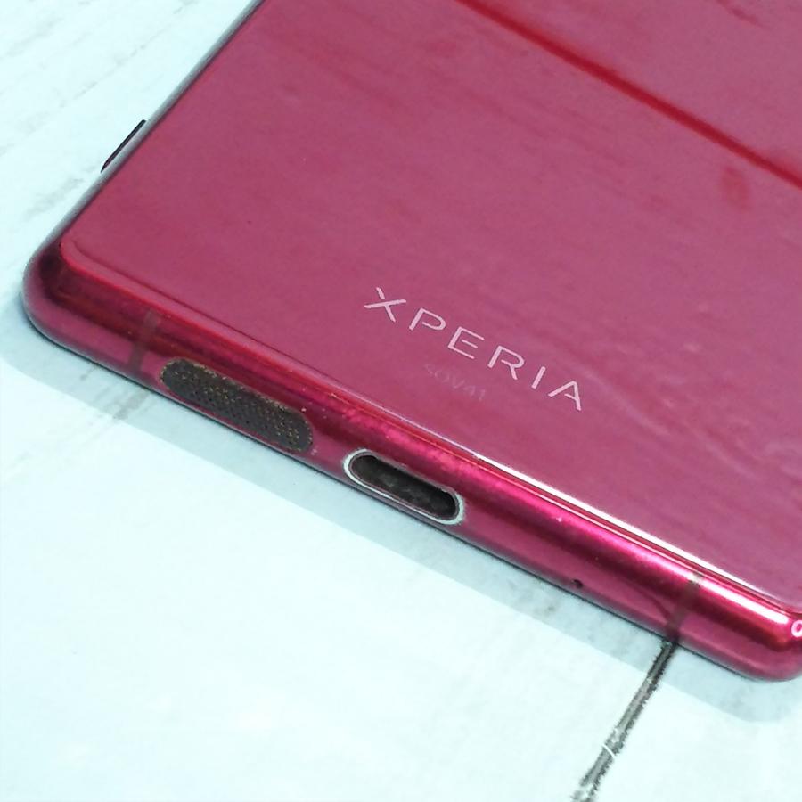 au Xperia5 SOV41 レッド 本体 白ロム SIMロック解除済み SIMフリー 240957｜hsmtoys-p｜03