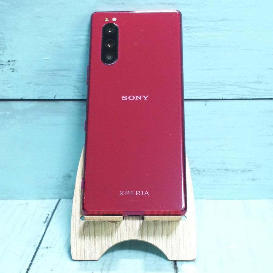 au Xperia5 SOV41 レッド 本体 白ロム SIMロック解除済み SIMフリー 625750｜hsmtoys-p｜02