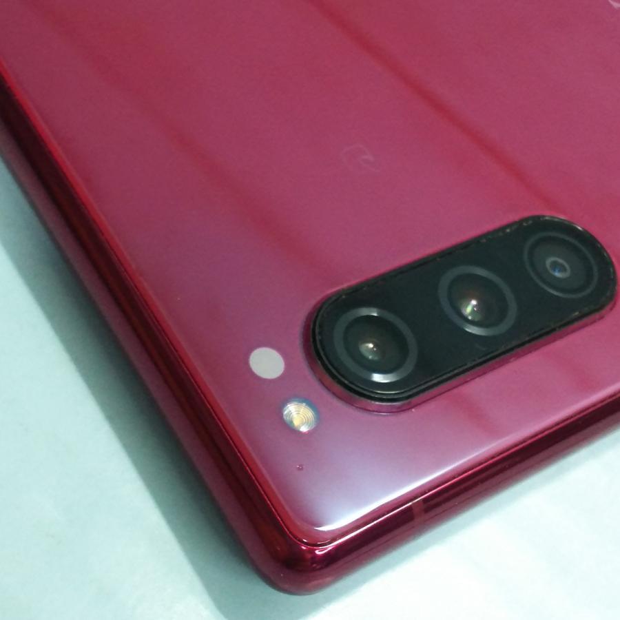 au Xperia5 SOV41 レッド 本体 白ロム SIMロック解除済み SIMフリー 396550｜hsmtoys-p｜04