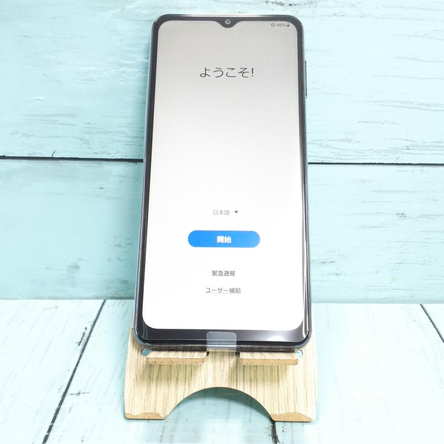 au Galaxy A32 5G SCG08 オーサムブラック 本体 白ロム SIMロック解除済み SIMフリー ほぼ新品 436807