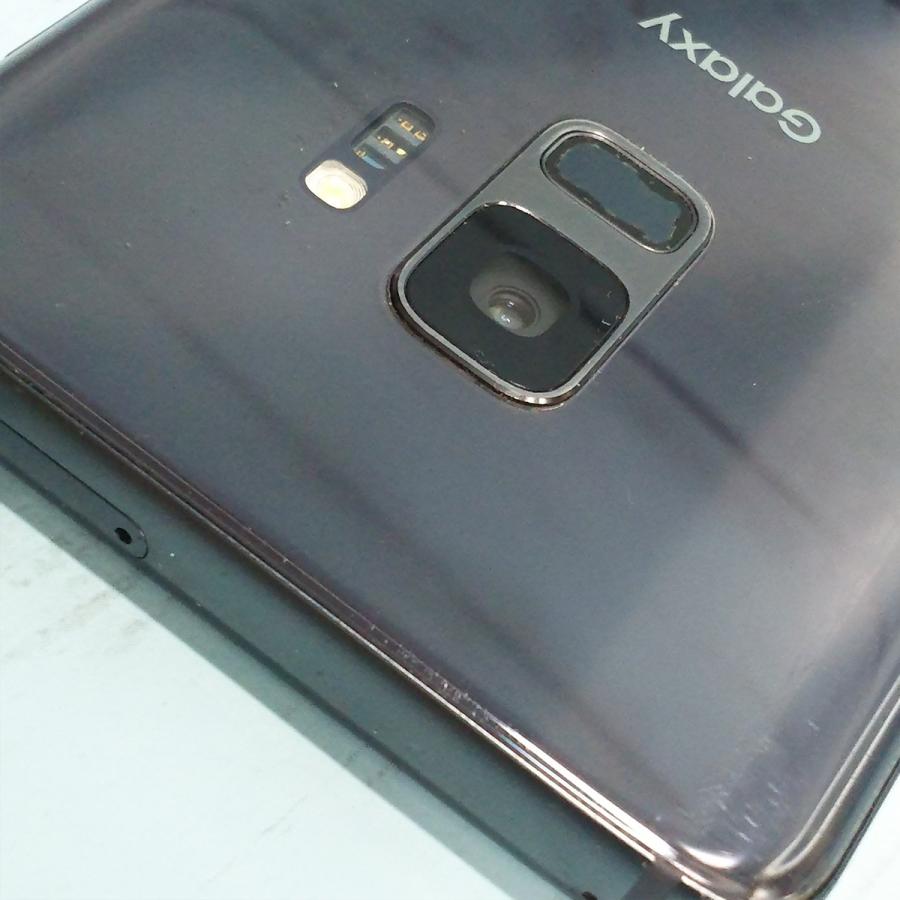 au SAMSUNG Galaxy S9 SCV38 ブラック [ジャンク] 本体 白ロム SIM