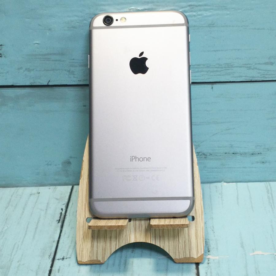 au iPhone6 16GB スペースグレー 本体 白ロム 584320｜hsmtoys-p｜02