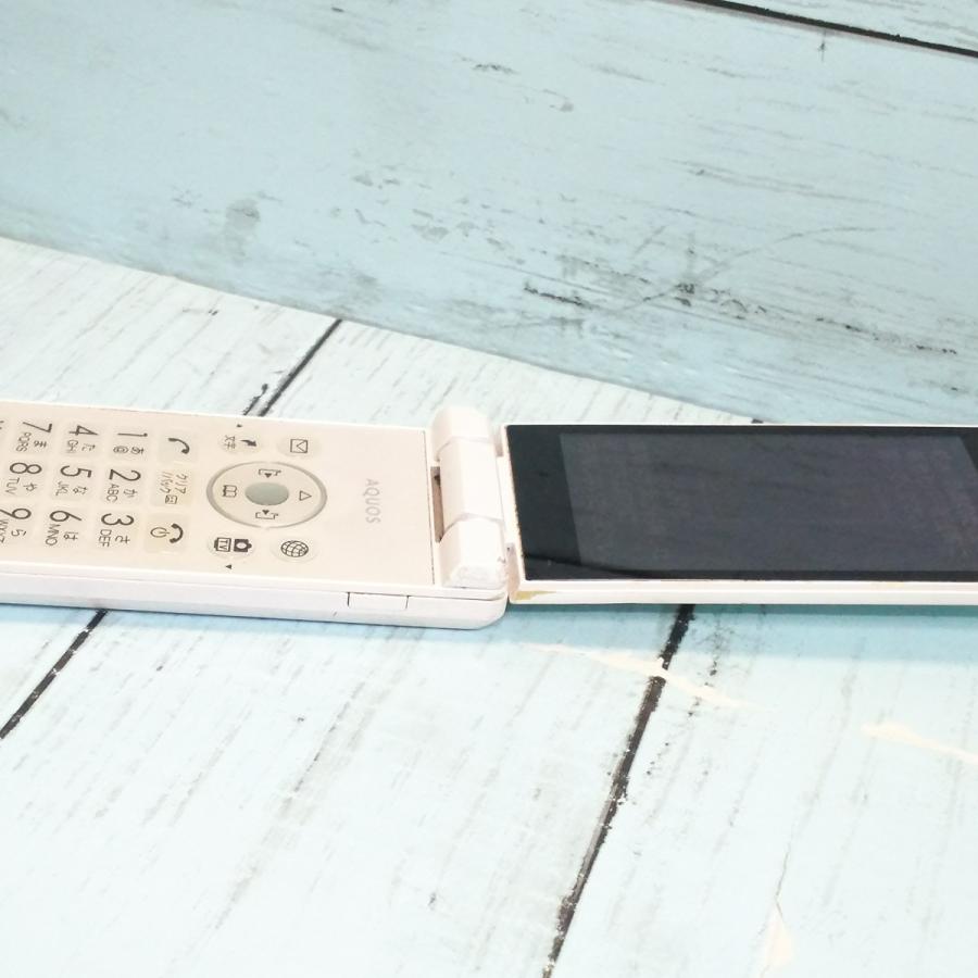 Softbank 805SH SHARP AQUOS ケータイ3 ホワイト 本体 白ロム SIMロック解除済み SIMフリー 570496 